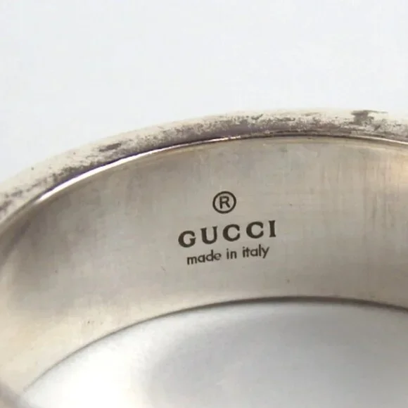 Authentic GUCCI skull icon ring Ag925[Used] - Picture 6 of 7